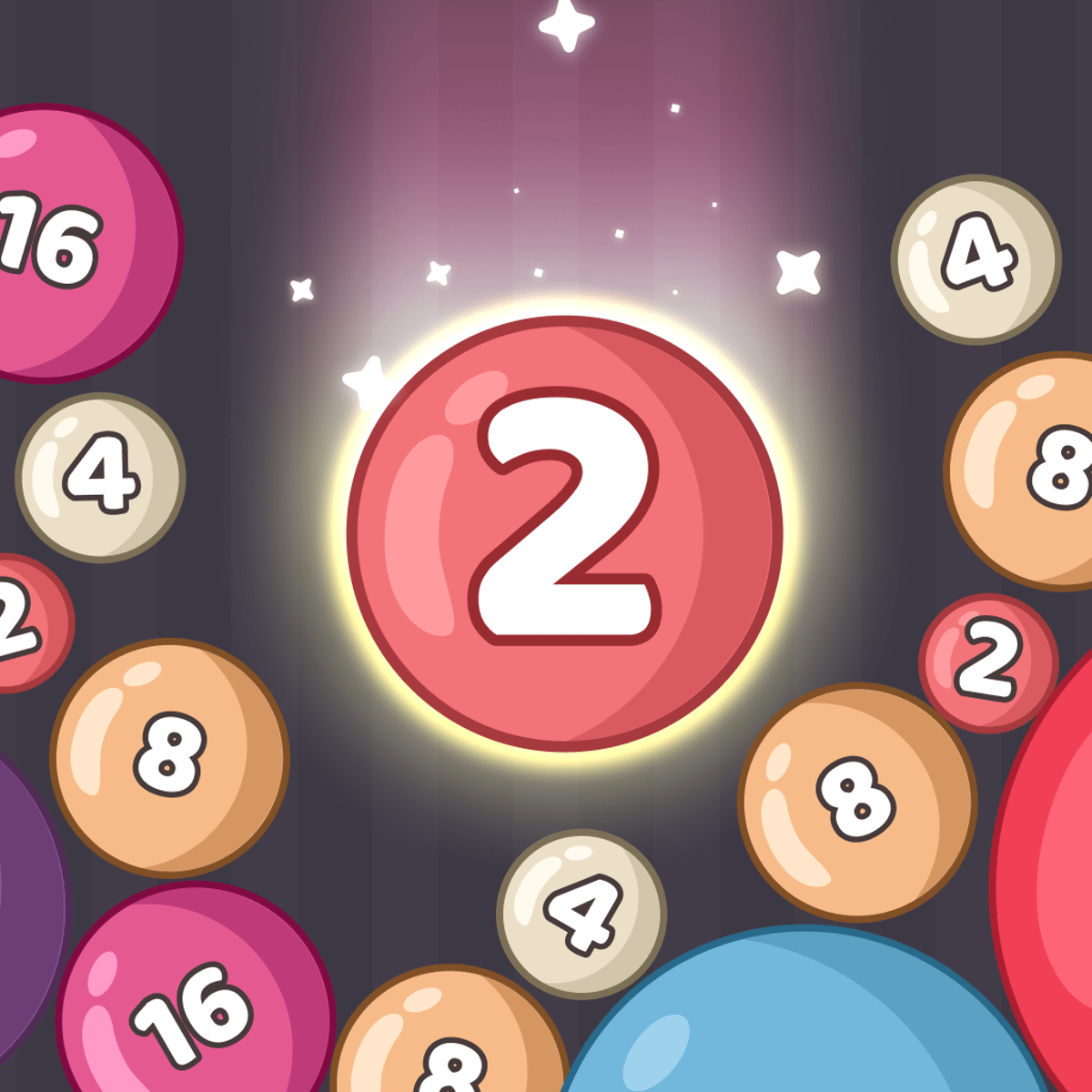 2048 Balls: Master Physics-Based Number Merging! Icon
